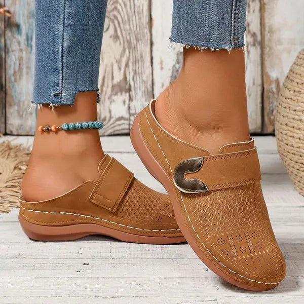 🔥Thank You for Being Our Customer😍Orthopedic Wedge Leather Shoes, Easy To Wear, Comfortable When Walking🔥