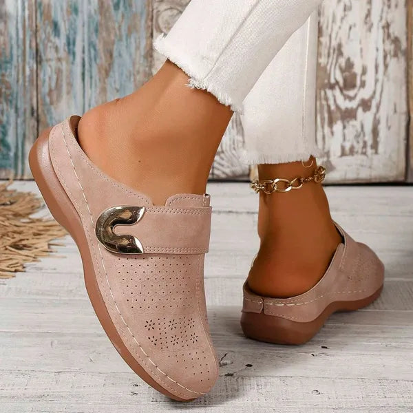 🔥Thank You for Being Our Customer😍Orthopedic Wedge Leather Shoes, Easy To Wear, Comfortable When Walking🔥