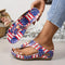 🔥Summer Best Seller🔥Women'S Patriotic Slide Sandals - Stylish American Flag Design