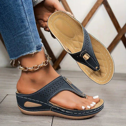 🔥Summer Best Seller🔥Women'S Patriotic Slide Sandals - Stylish American Flag Design